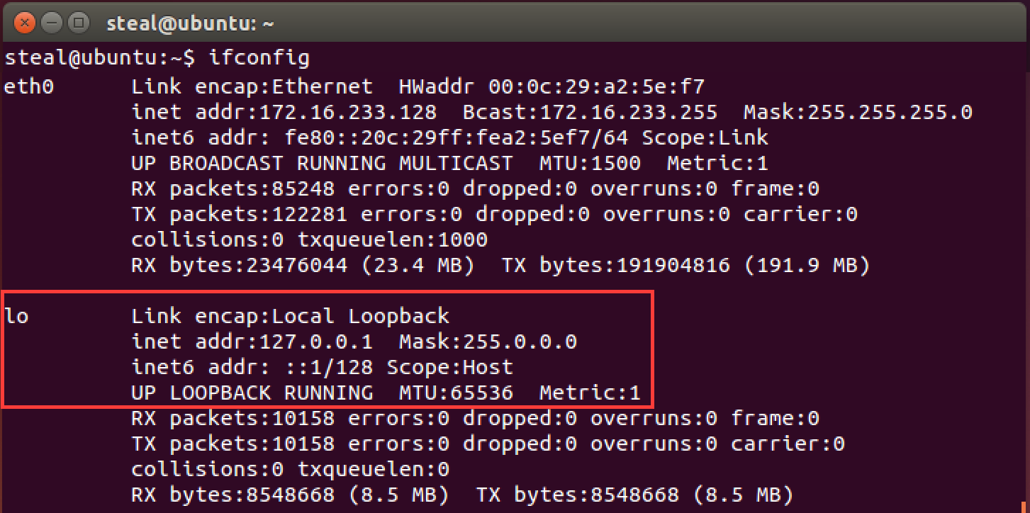 ifconfig