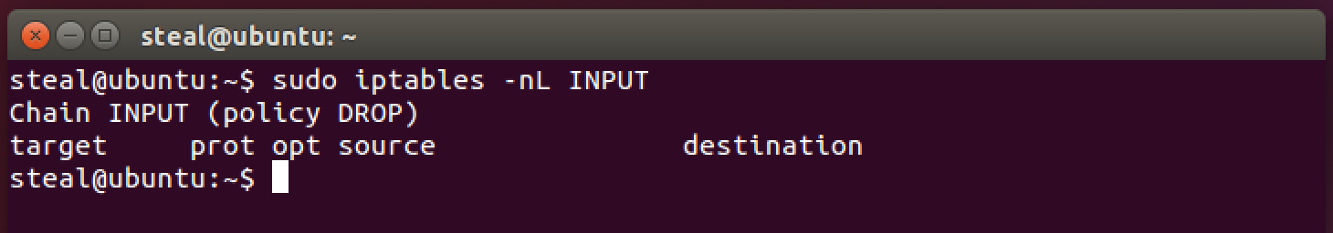iptables screenshot