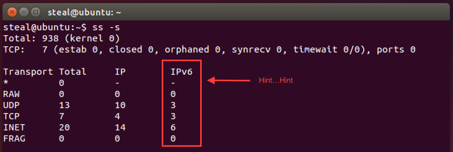 iptables screenshot