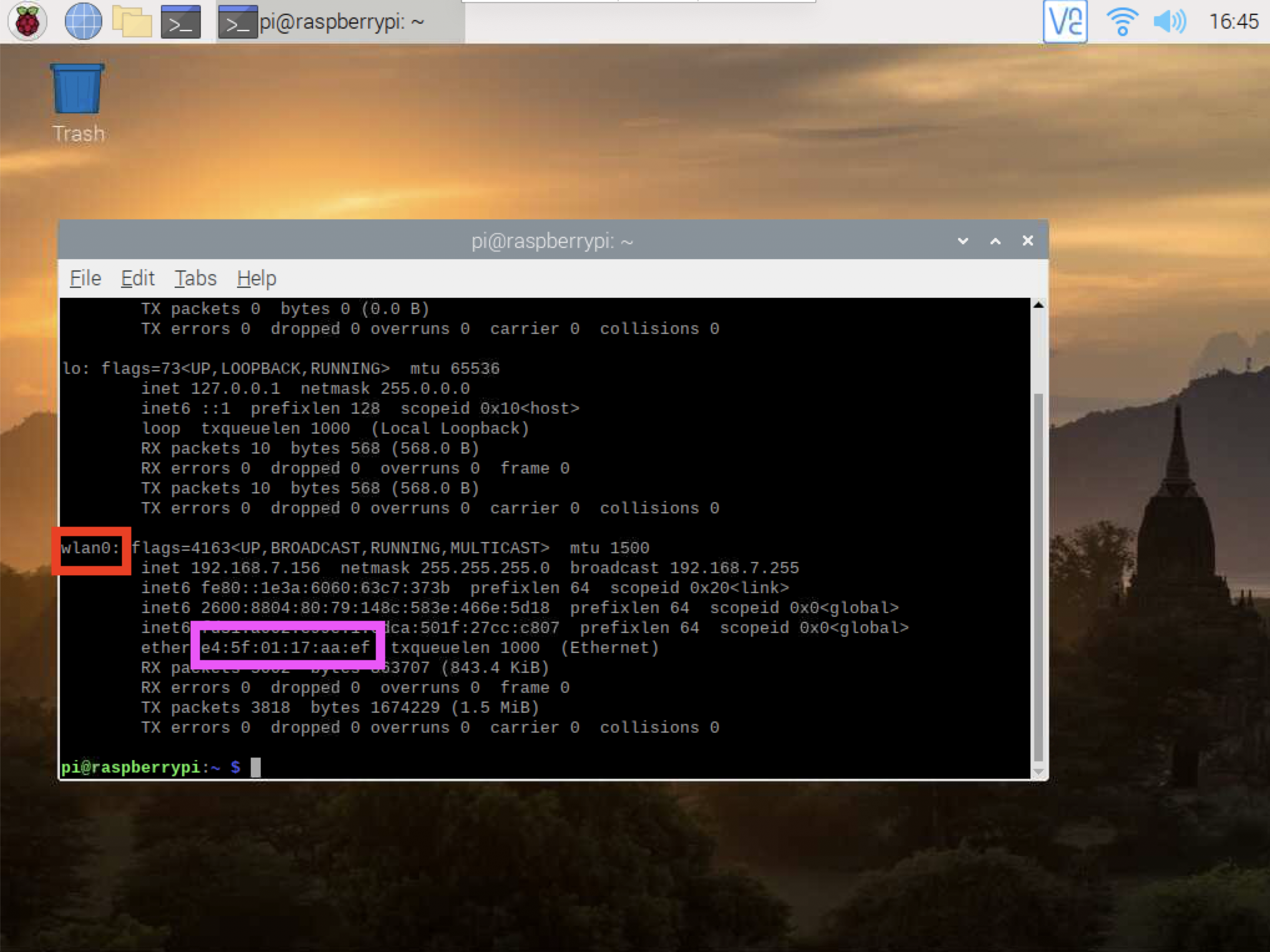 pi terminal
