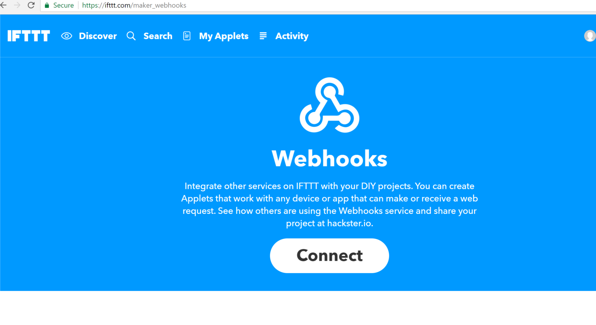 Connect Webhooks